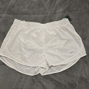 Nike Women's Athletic White Shorts
